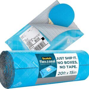 Scotch Flex & Seal Shipping Roll - 15" X 20 Ft. - New